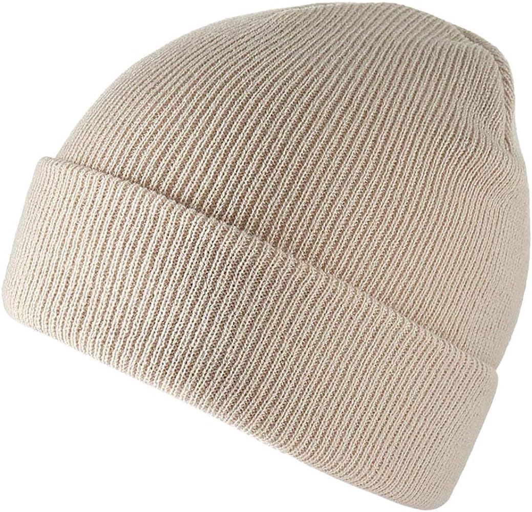 Unisex Adult Knit Beanie for Men Women Warm Snug Hat Cap