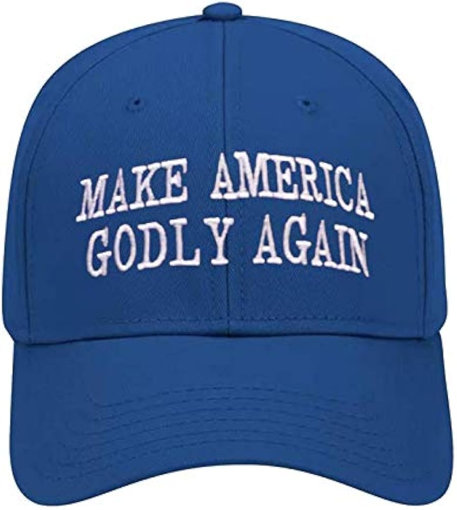 Christian Make America Godly Again Embroidered Otto Baseball Cap-Royal