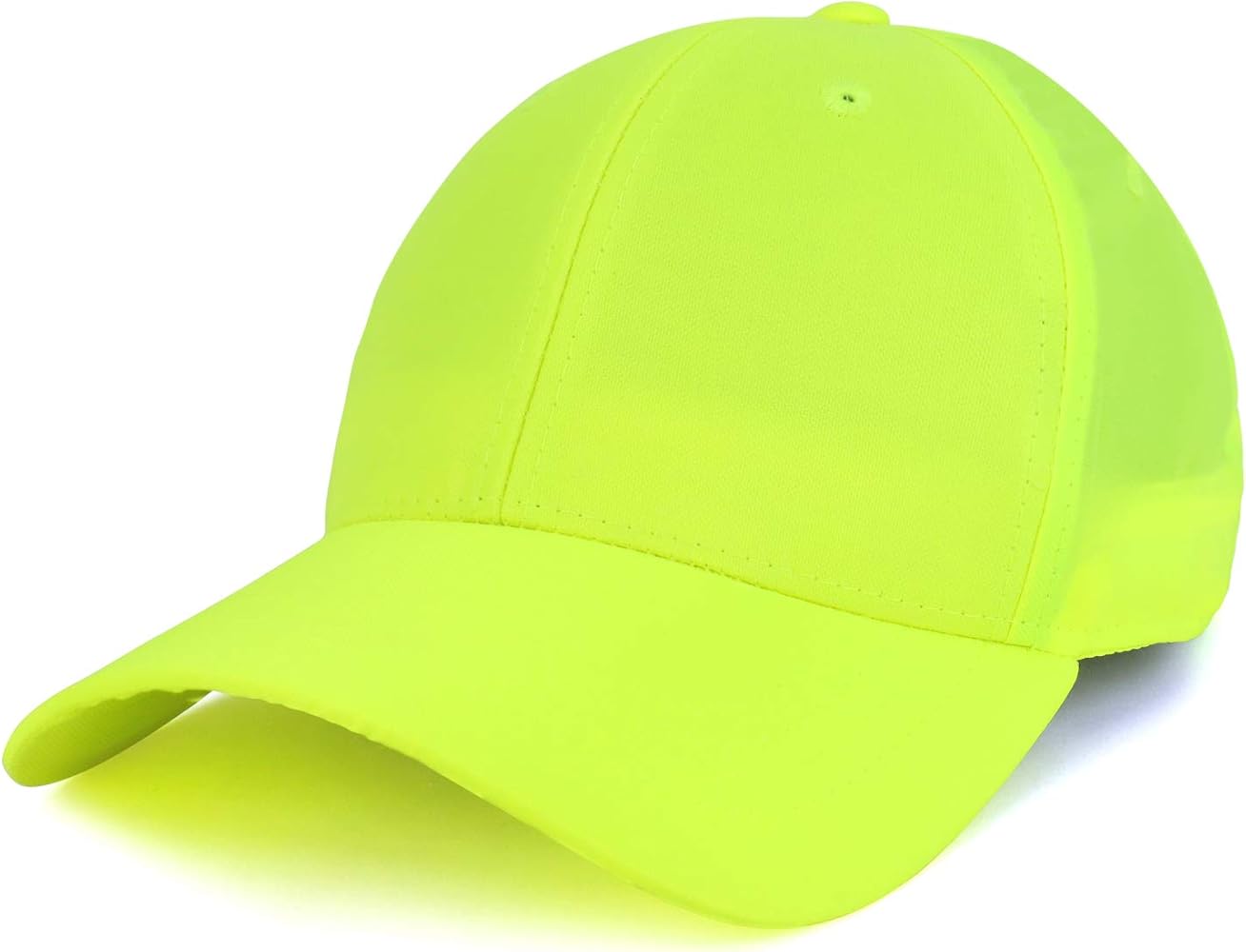 Lightweight Bright Neon Color Polyester High Visibility Baseball Cap