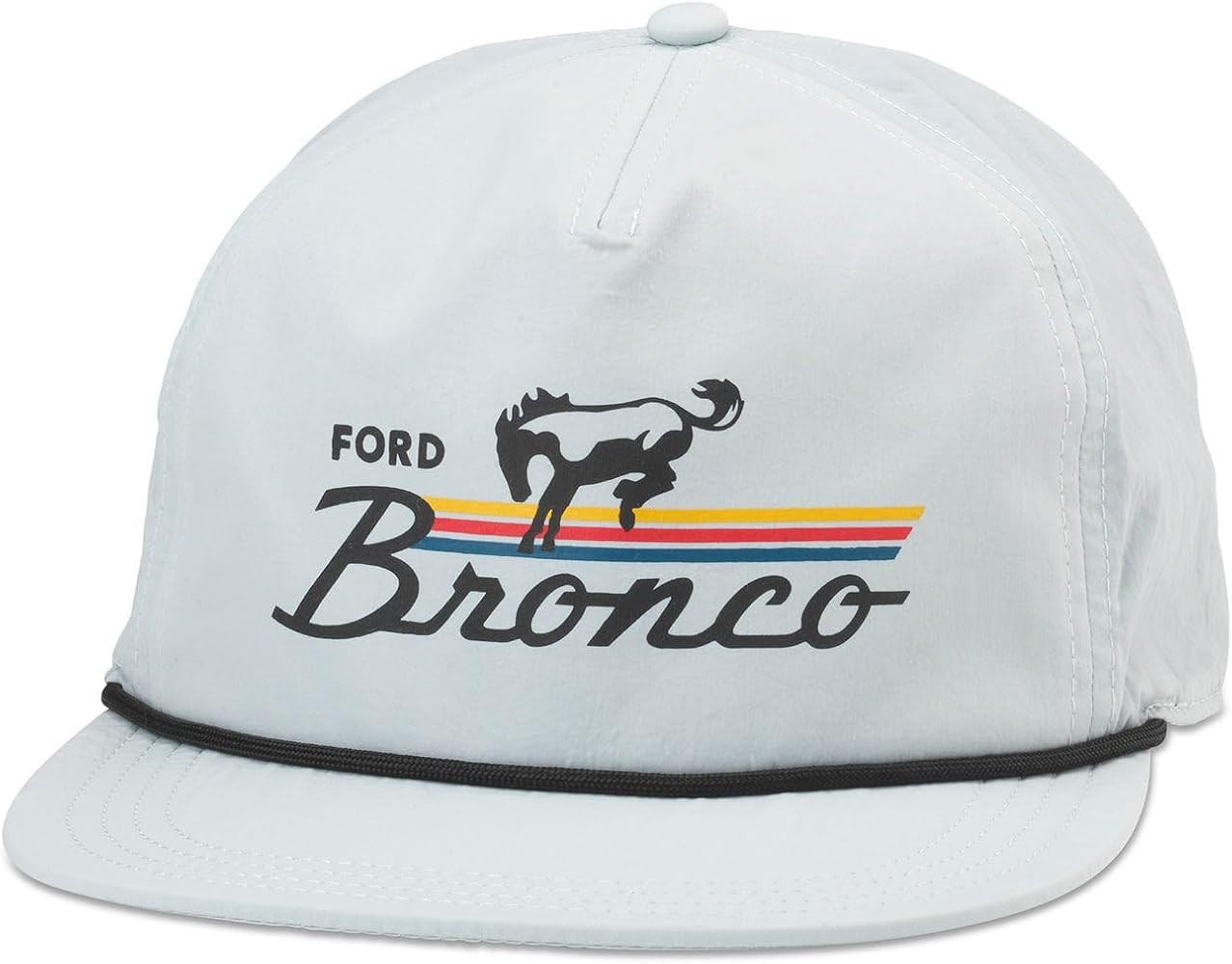 AMERICAN NEEDLE Valin Mesh Trucker Snapback Hat, Ford Bronco Tough