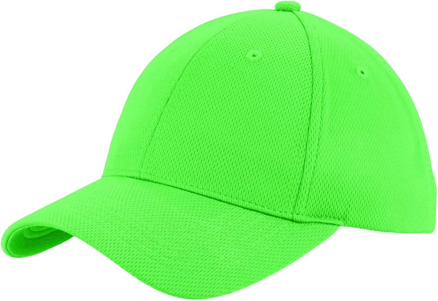 SPORT-TEK Men's PosiCharge RacerMesh Cap. STC26, Neon Green, One Size