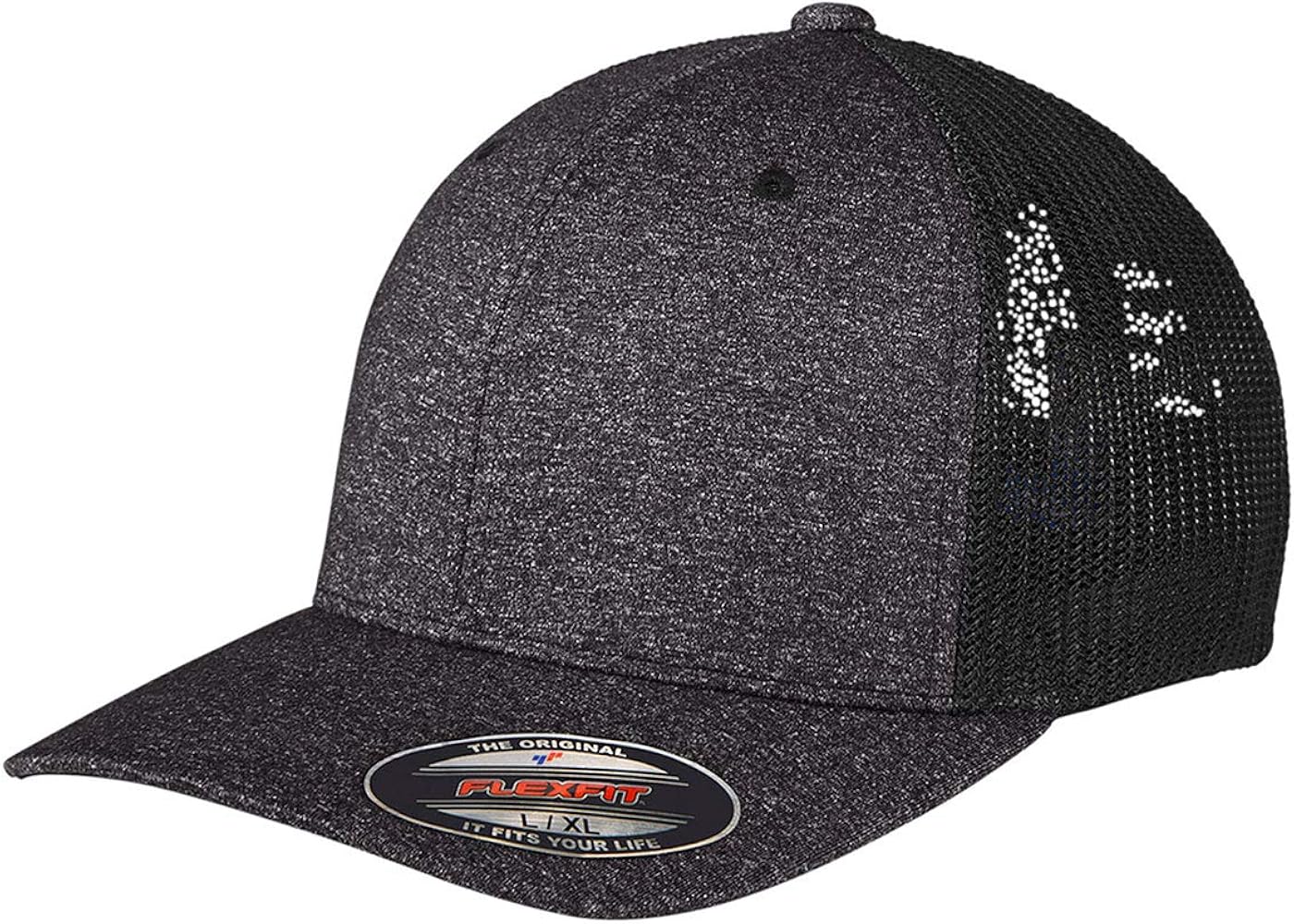 Port Authority Flexfit Melange Mesh Back Trucker Cap