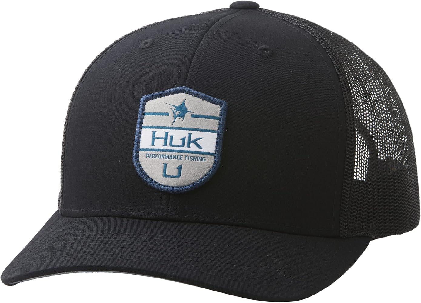 HUK Men's Trucker Anti-Glare Fishing Snapback Hat