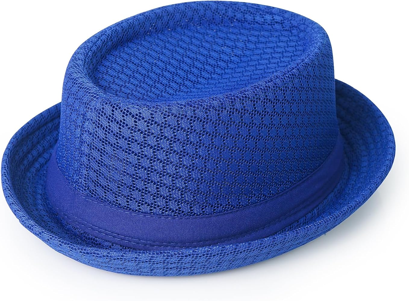 Luwint Cute Fedora Hat - Lightweight Breathable Mesh Crushable Roll Up Short Brim Bowler Derby Cap