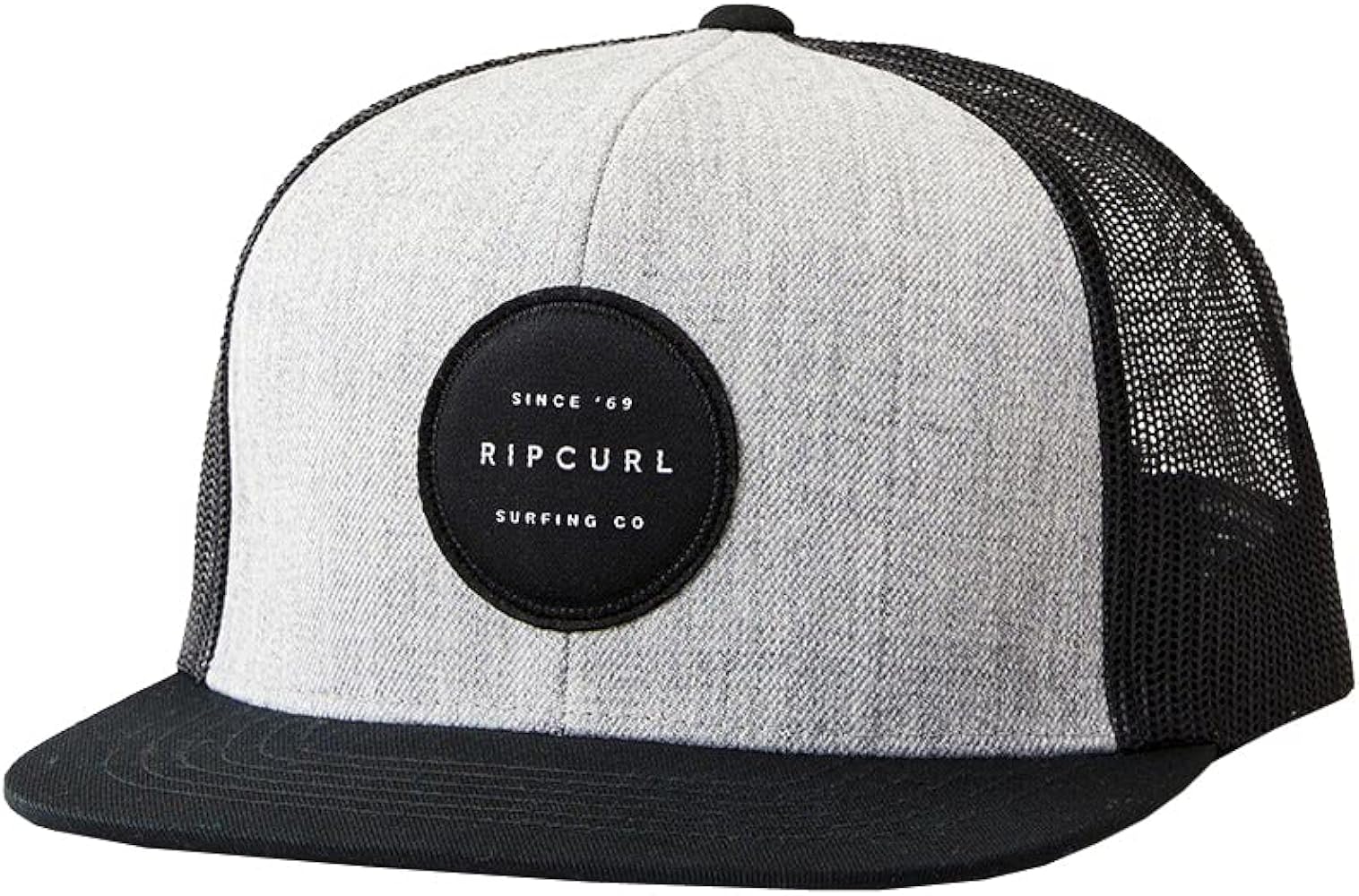 Rip Curl Icons Trucker Hat, Mesh Back Cap Snapback for Men, Adjustable