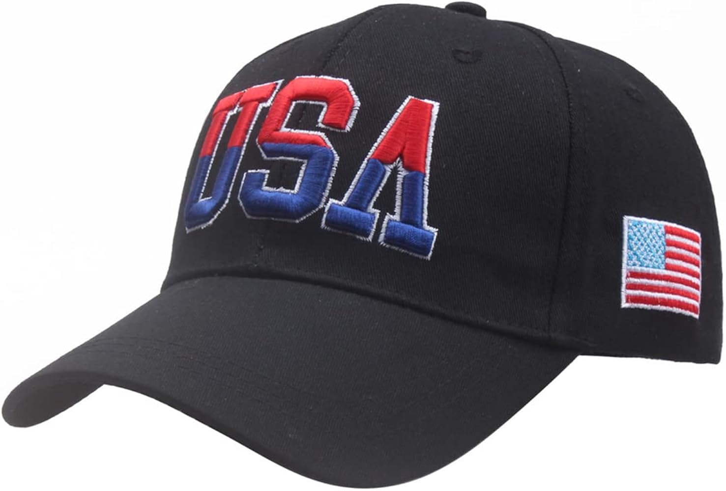 Foetest Adjustable Hat Baseball Cap Outdoors Sports Cap Embroidered Hat USA Cap Cotton Hat