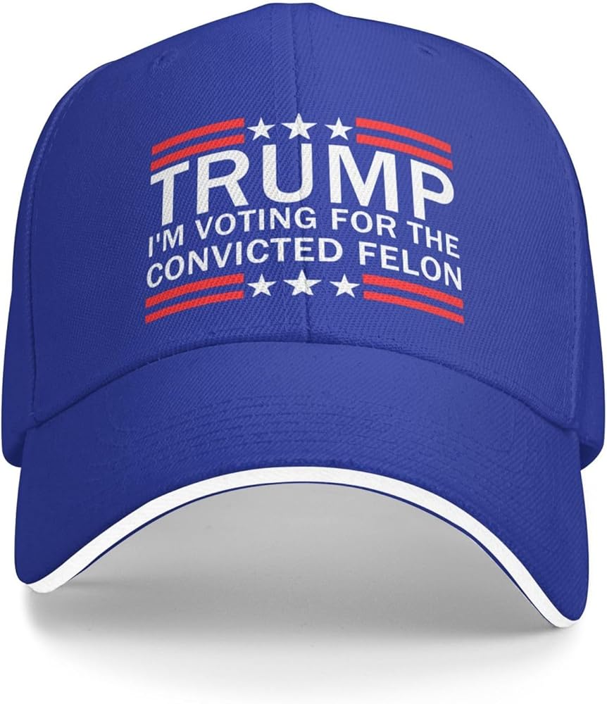 Trump 2024 Hat I'm Voting for The Convicted Felons Cap for Men Baseball Hat Trendy Hats