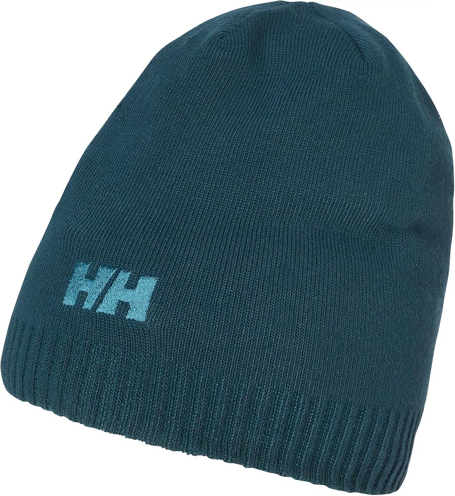 Helly-Hansen Brand Beanie, 453 Dark Creek