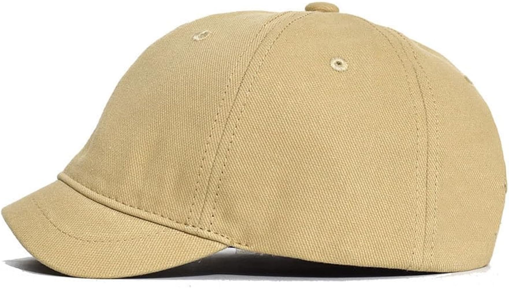 Men's Short Brim Baseball Cap Quick Dry Lightweight Breathable Adjustable Unstructured Dad Hat