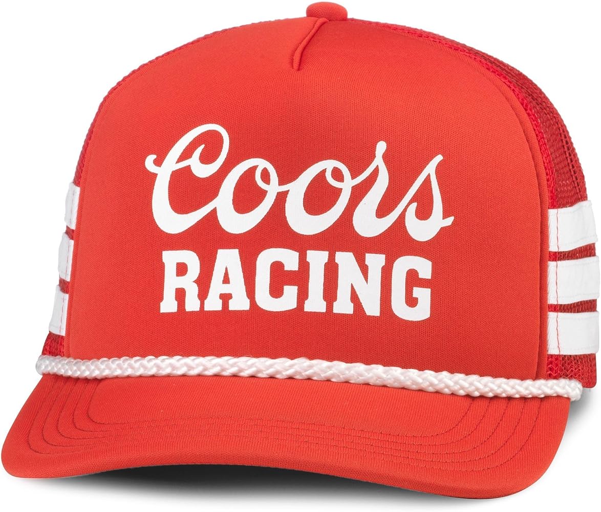 AMERICAN NEEDLE Coors Beer Talladega Adjustable Snapback Baseball Hat, Red (24003A-COORS-RED)