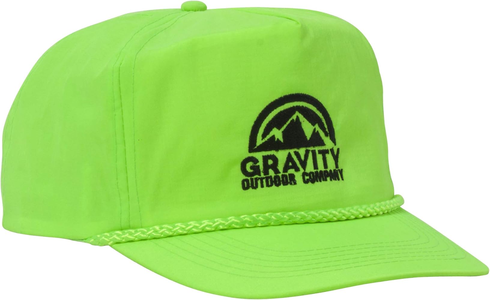 Logo Bright Neon Adjustable Nylon Baseball Hat