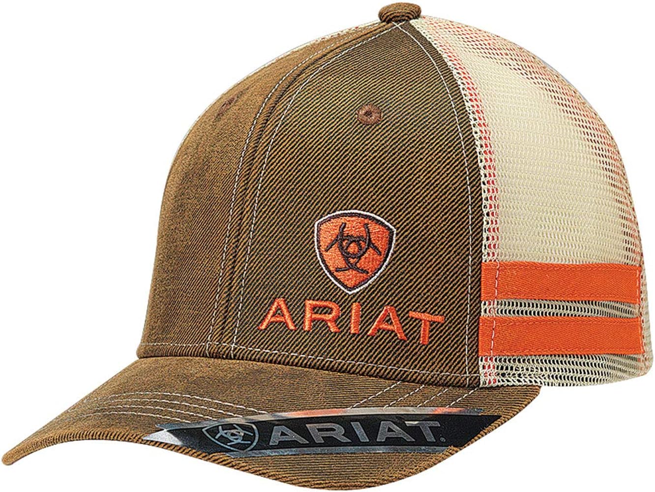 ARIAT Men's Oil Corner Side Stripe Mesh