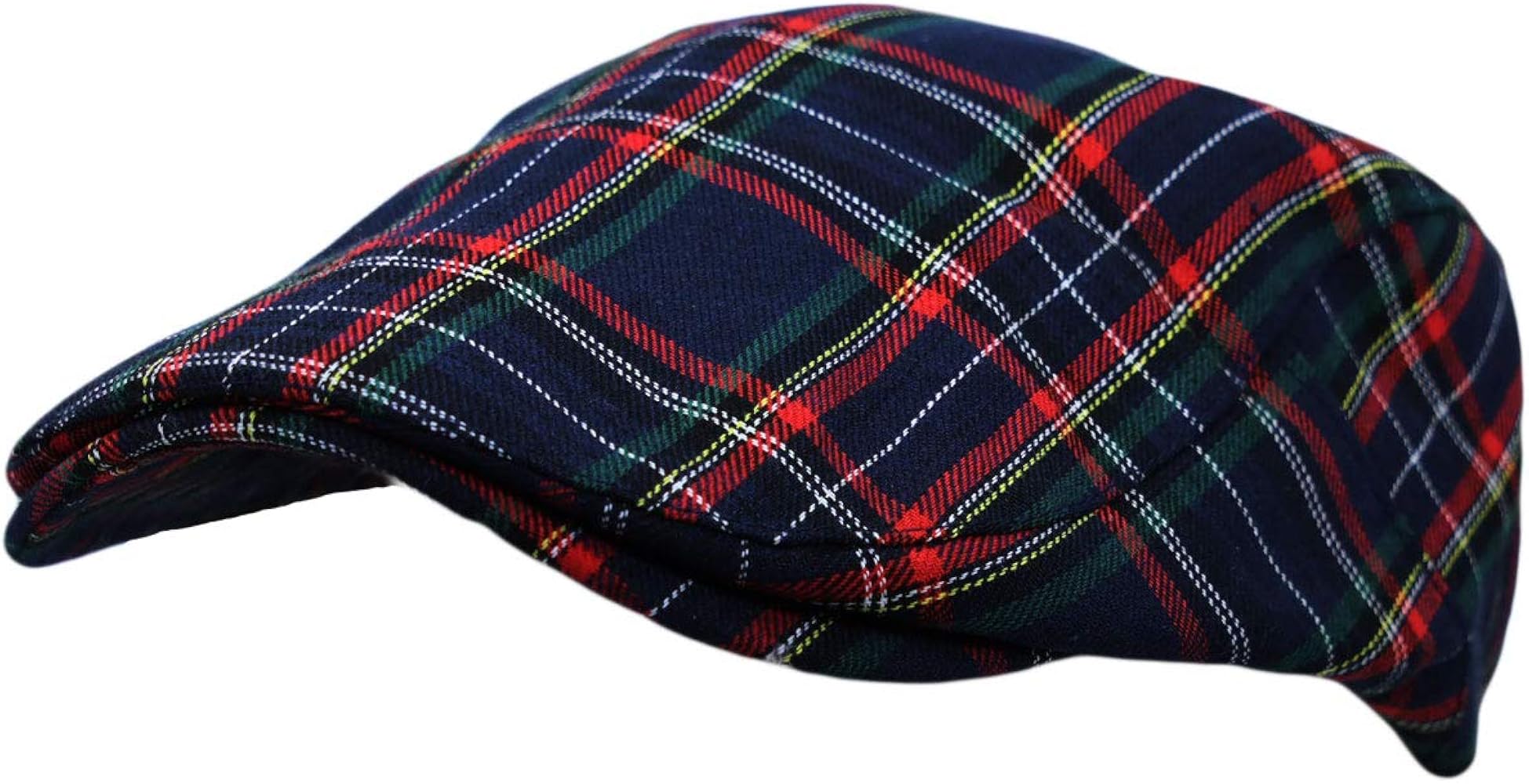 WITHMOONS Newsboy Flat Cap Tartan Check Plaid Outdoors Beret Hat YZ30078