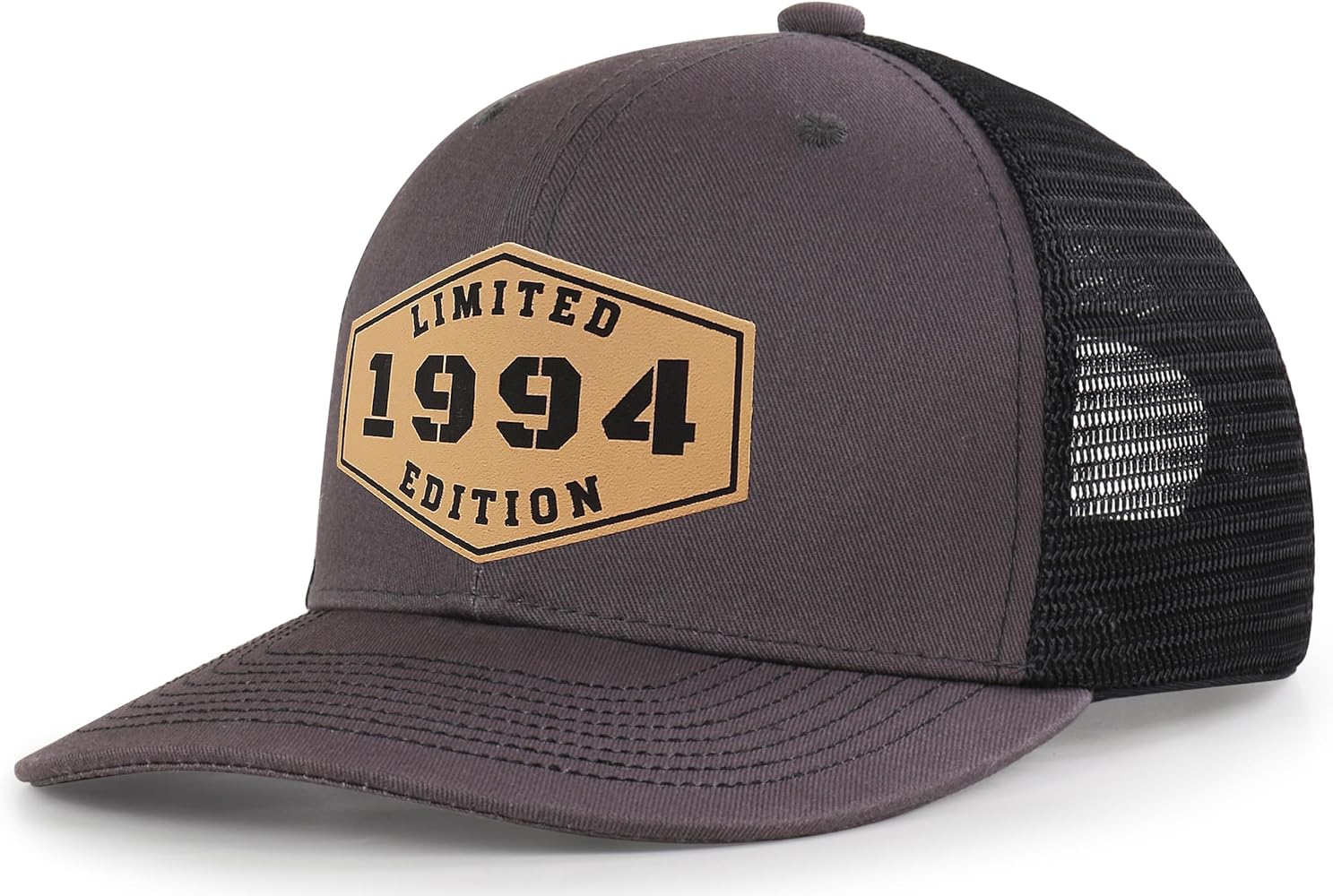 30th Birthday Gifts for Men 30 Year Birthday Decorations for Him Vintage 1994 1995 Leather Patch Trucker Hat