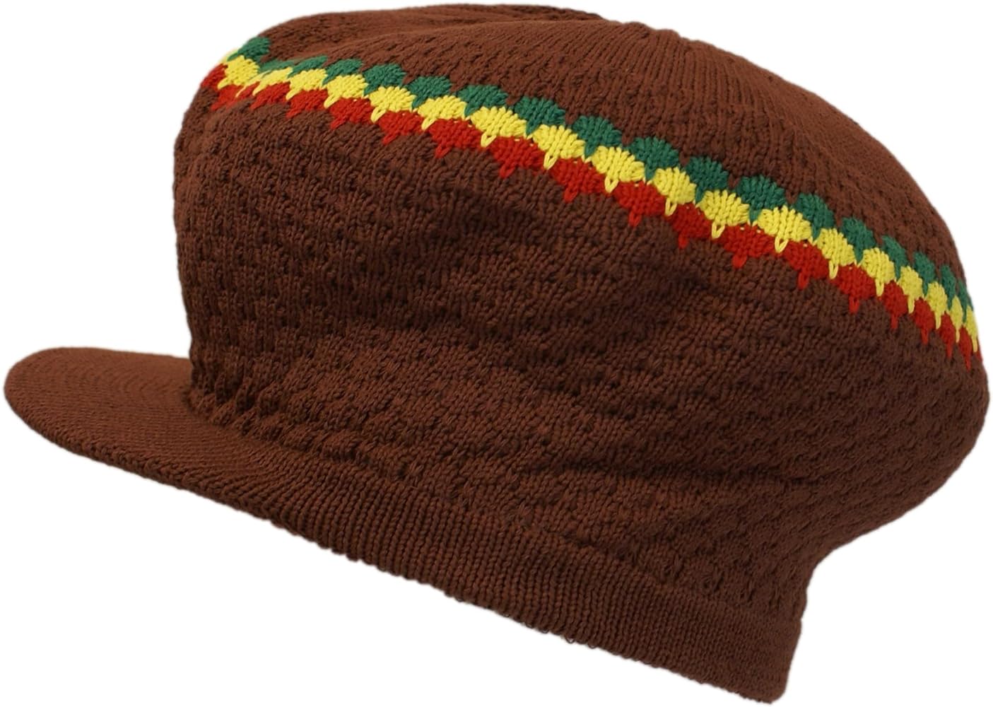 SSK Rasta Knit Tam Hat Dreadlock Cap. Multiple Designs and Sizes.