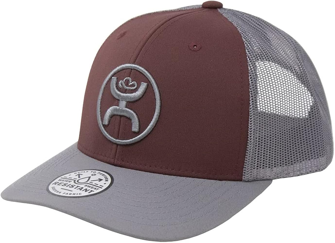 HOOEY O Classic 6-Panel Adjustable Trucker Hat w/Logo