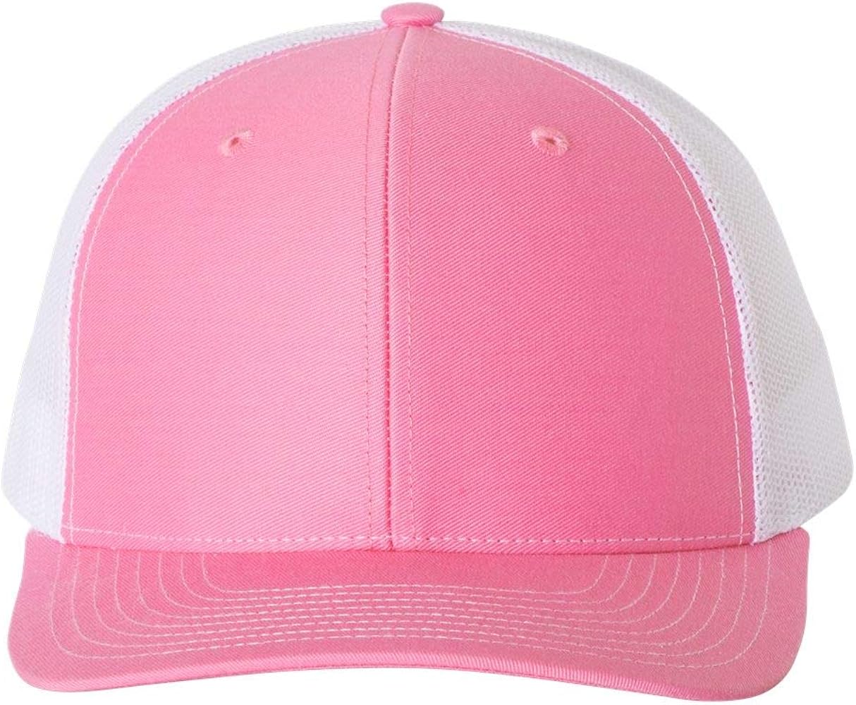 Richardson Snapback Trucker Cap Adjustable Hot Pink/