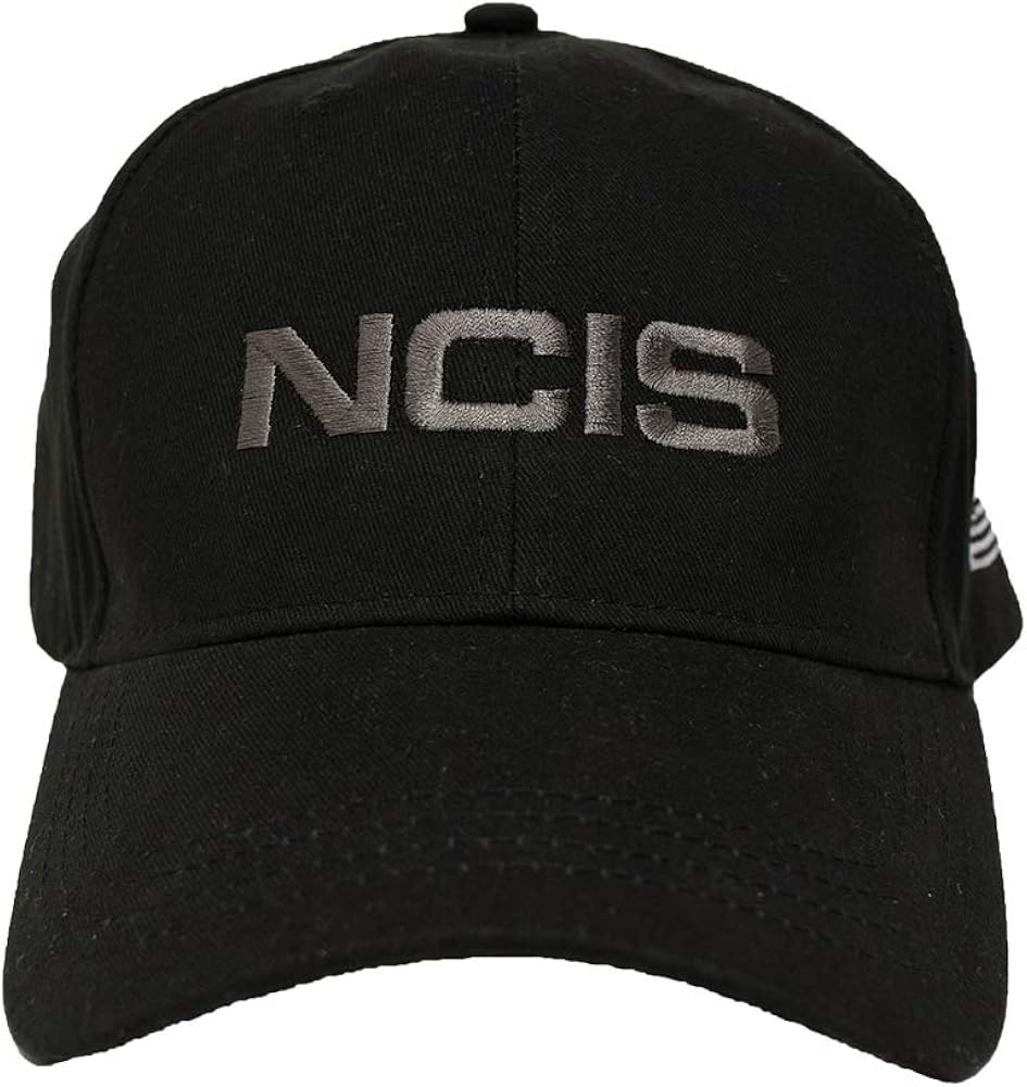 CBS NCIS Special Agent Hat with Flag - Official Cap of Agent Leroy Gibbs As Seen On Black