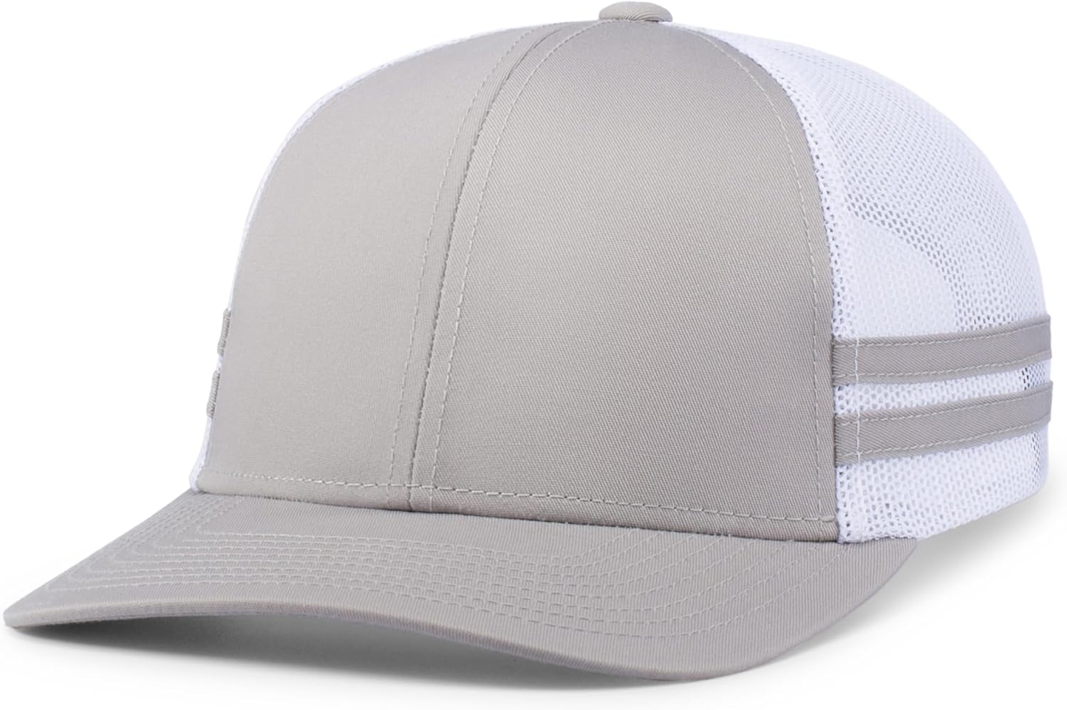 Pacific Headwear Low-Profile Stripe Trucker Cap