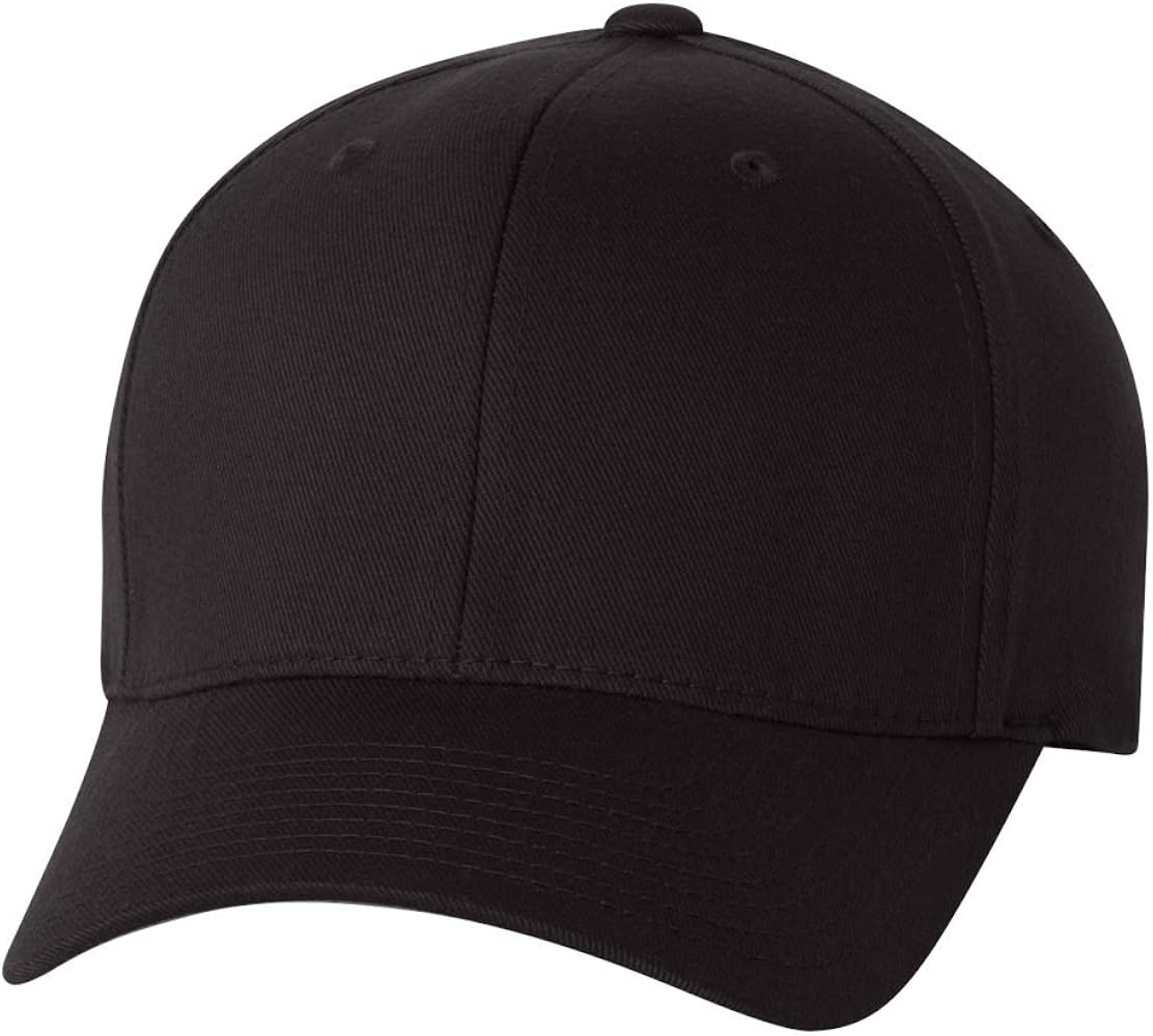 Flexfit Wooly 6-Panel Cap (6277)- BLACK,L/XL