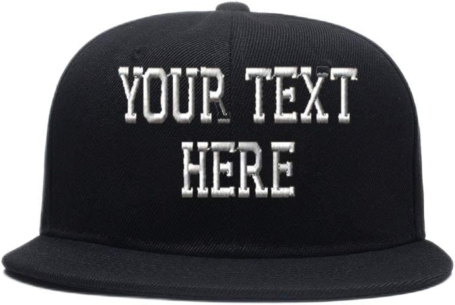 Custom Embroidered Hip-hop Hat Personalized Adjustable Hip-hop Cap Add Your Text