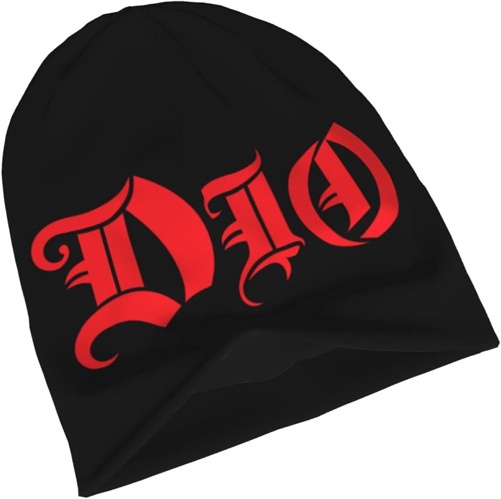 Ronnie Rapper James Dio Knit Hat Fashion Hip Hop Beanie Winter Warm Sports for Women Men Ski Beanie Hats Black