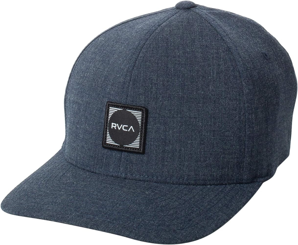 RVCA Men's Flexfit Curved Brim Fitted Hat