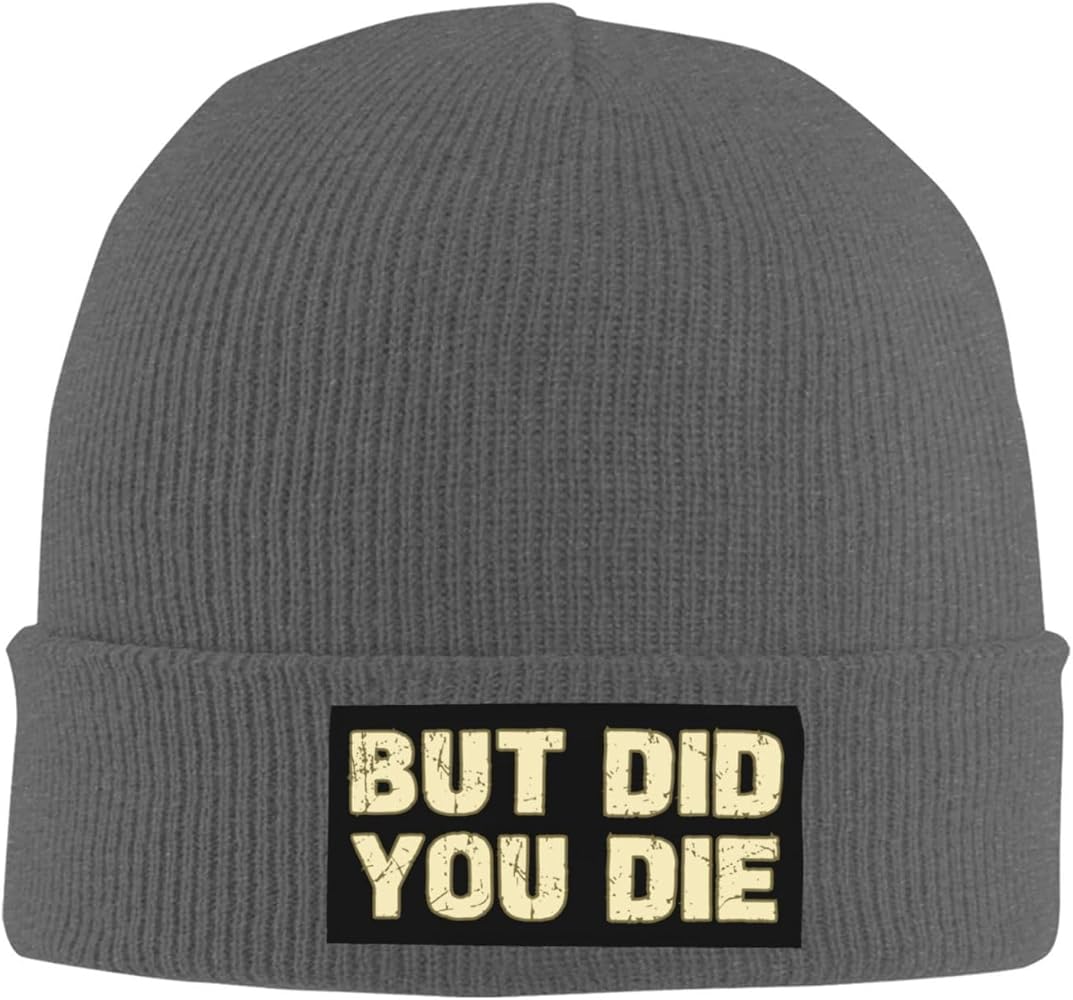 But Did-You Die Knit Hat Men Women Warm Winter Hat Beanie Fashion Cap