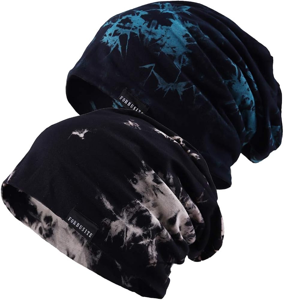 Mens Slouchy Beanie Hat Thin Baggy Summer Skull Cap