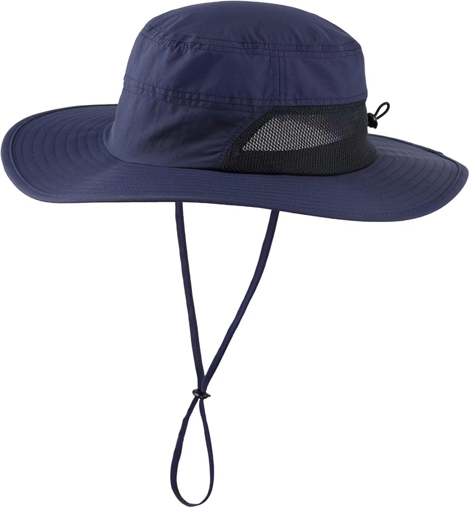 Connectyle Men's UPF 50+ Wide Brim Boonie Hat Breathable Fishing Hiking Sun Hat