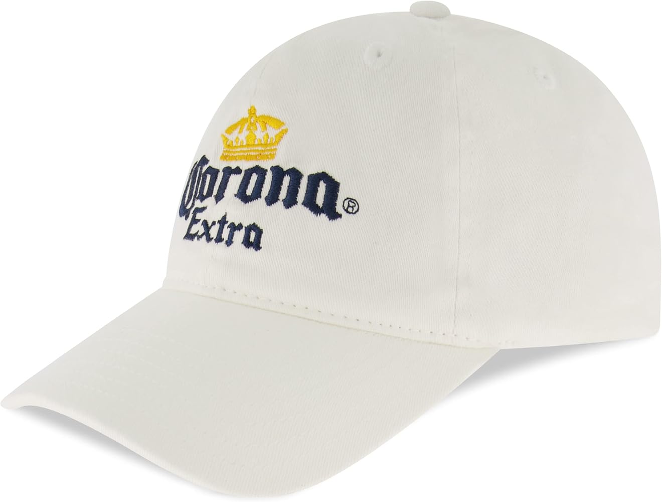 Concept One Corona Extra Dad, Cotton Cap with Embroidered Logo, Adjustable Baseball Hat