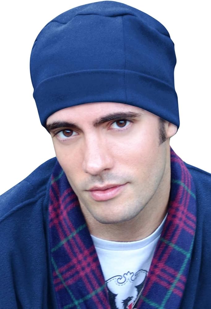 Mens Sleep Cap - 100% Cotton Night Cap for Men