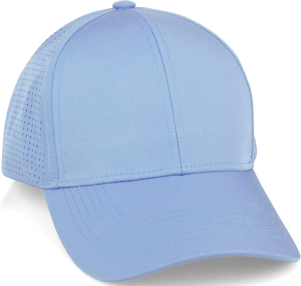 Daxton Air Cool Tech Hat Ventilated Micro Holes Structured High Profile Baseball Cap