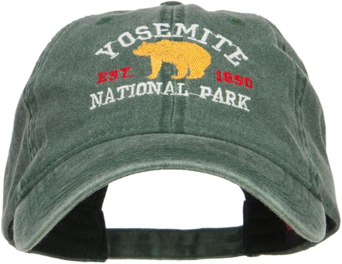 Yosemite National Park Embroidered Washed Cap