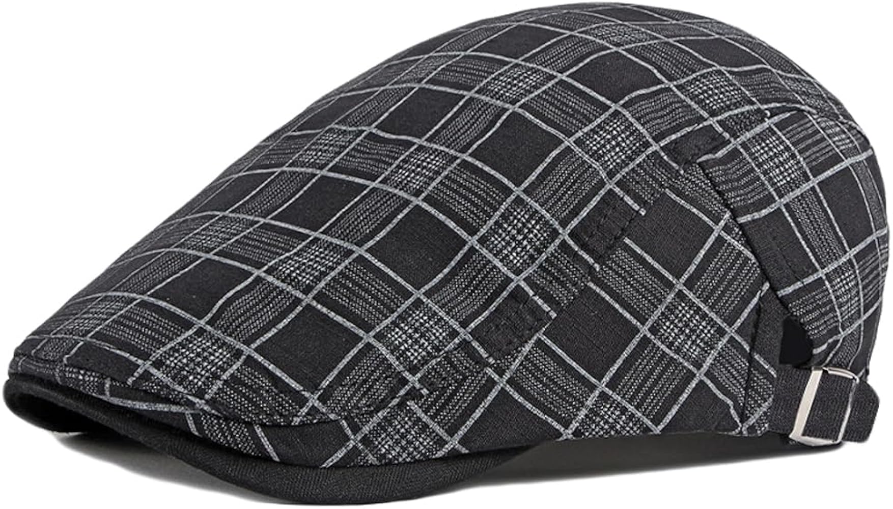 Adjustable Newsboy Hat for Men Flat Cap Ivy Gatsby Cabbie Beret Hat