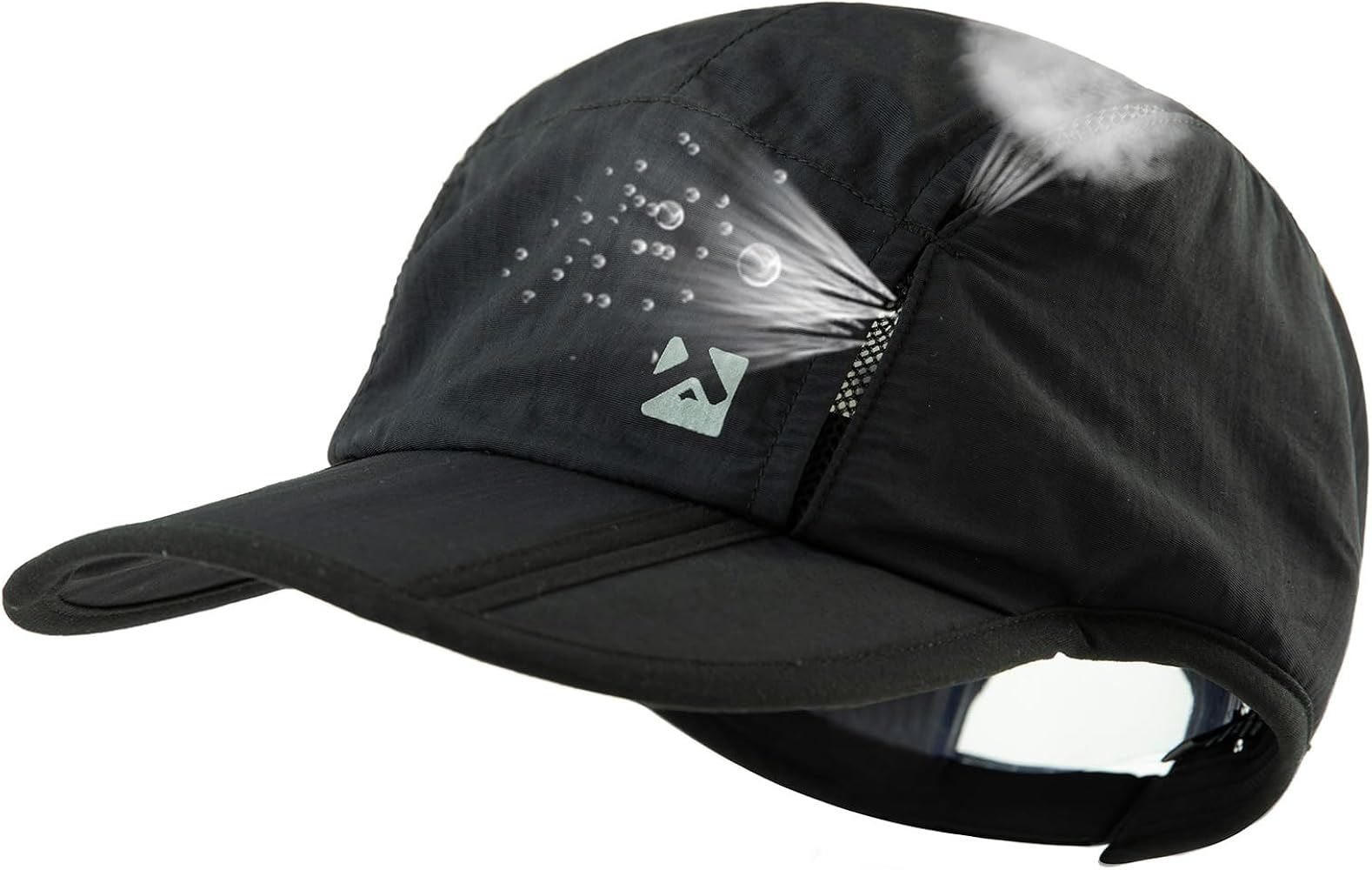 Oversized XL XXL Quick Dry Mesh Baseball Cap for Men Foldable Fishing Running Caps