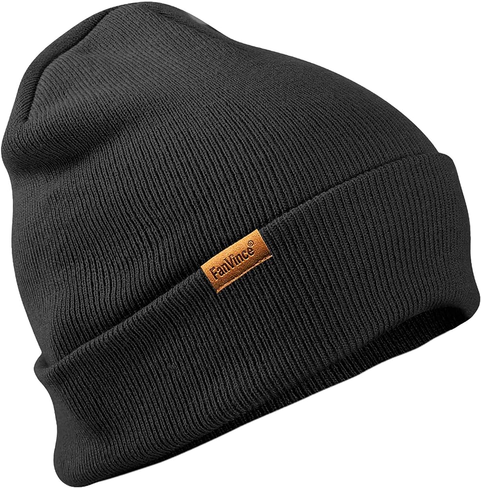 Beanie for Men Winter Thermal Cuffed Knit Hat Warm Gifts Womens Beanies