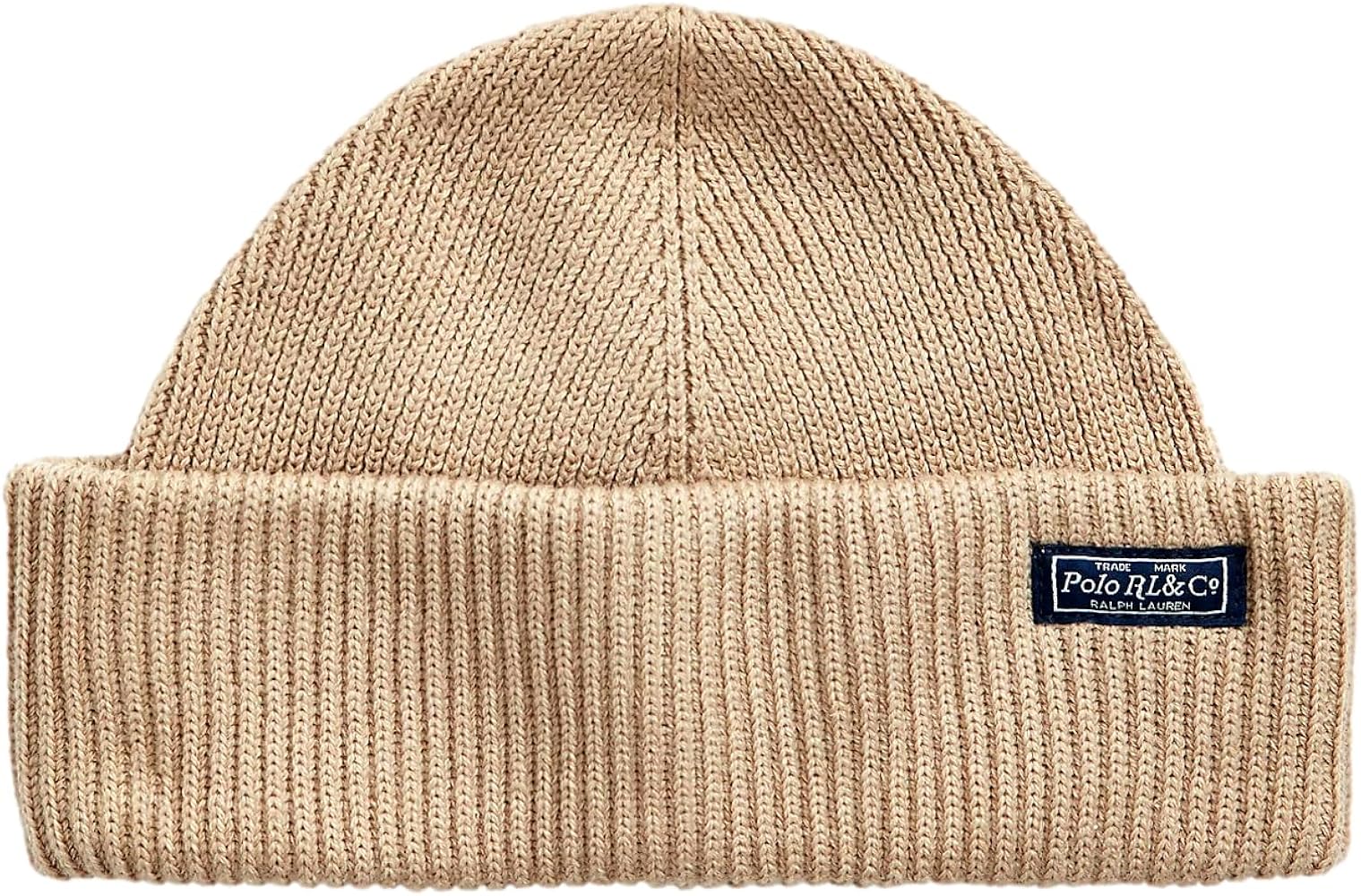 POLO RALPH LAUREN Wool-Blend Beanie,Classic Camel HTR