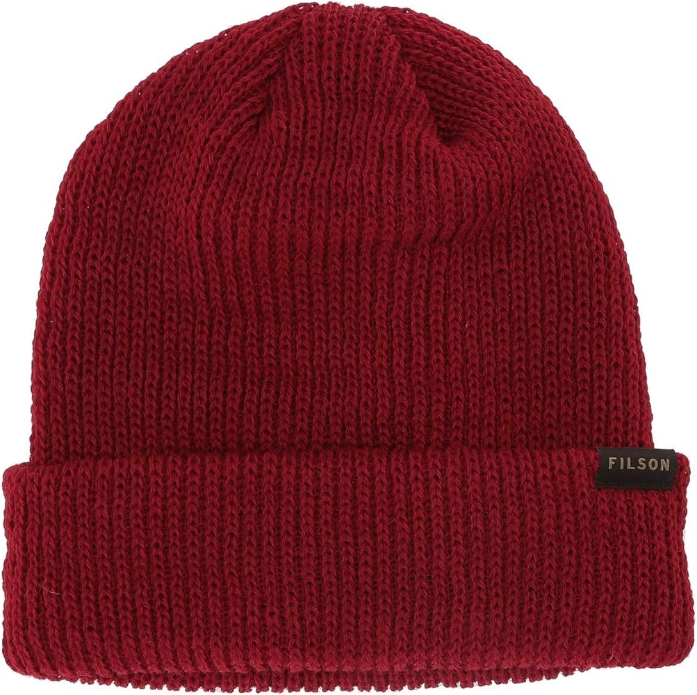 Filson Men's Watch Cap, Red, One Size