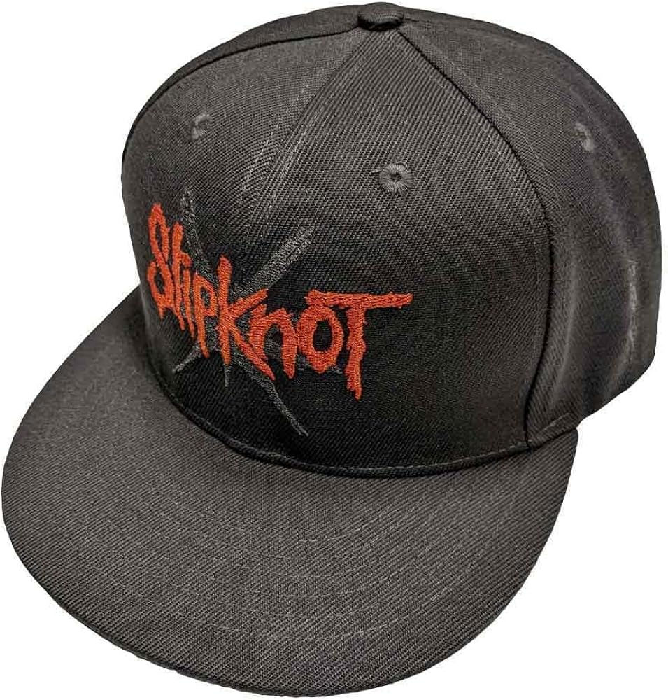 Slipknot Baseball Cap 9 Point Star Band Logo Official Charcoal Snapback