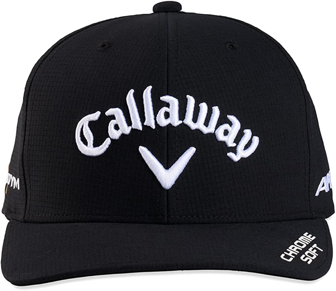 Callaway Golf Performance Pro Tour Cap Collection Headwear (XL, Black)