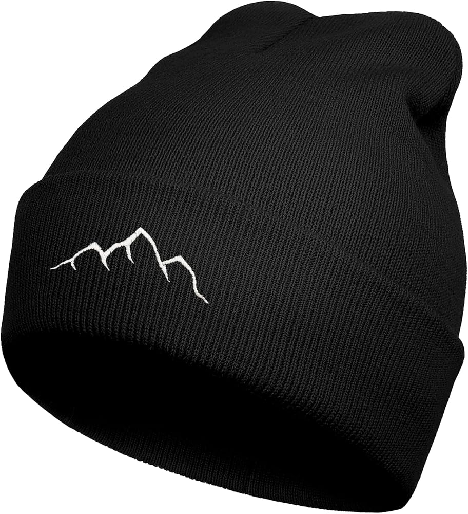 Beanie for Men Women Embroidery Slouchy Knit Beanie Hat Winter Hat Skull Cap