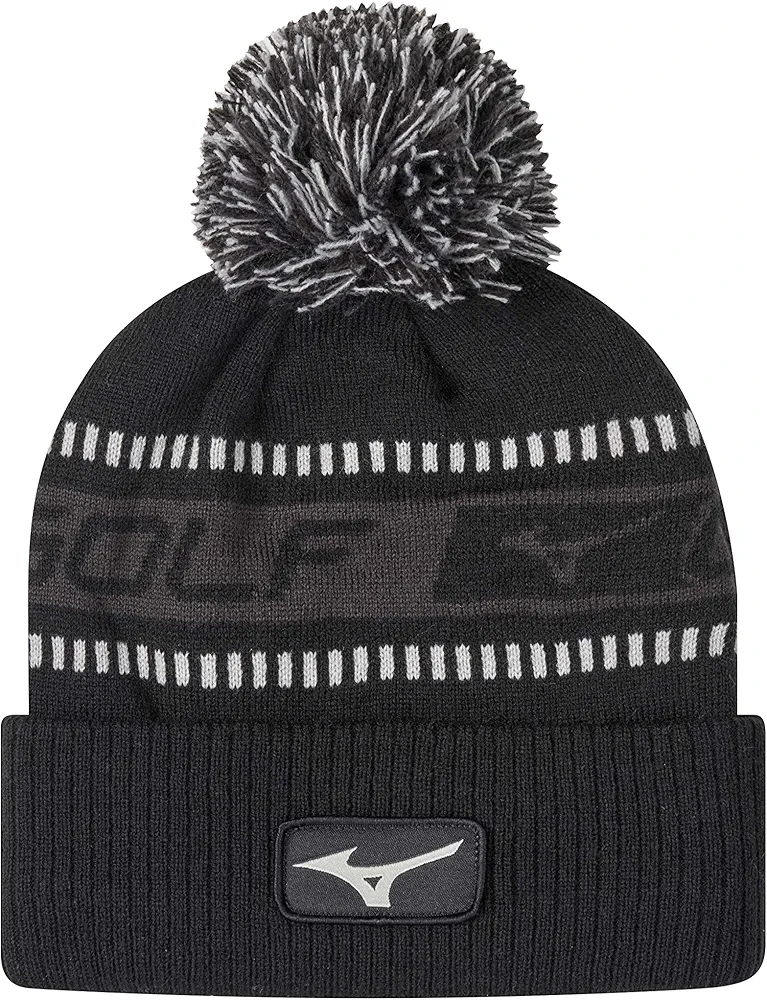 Mizuno Golf Tour Knit Pom Winter Hat