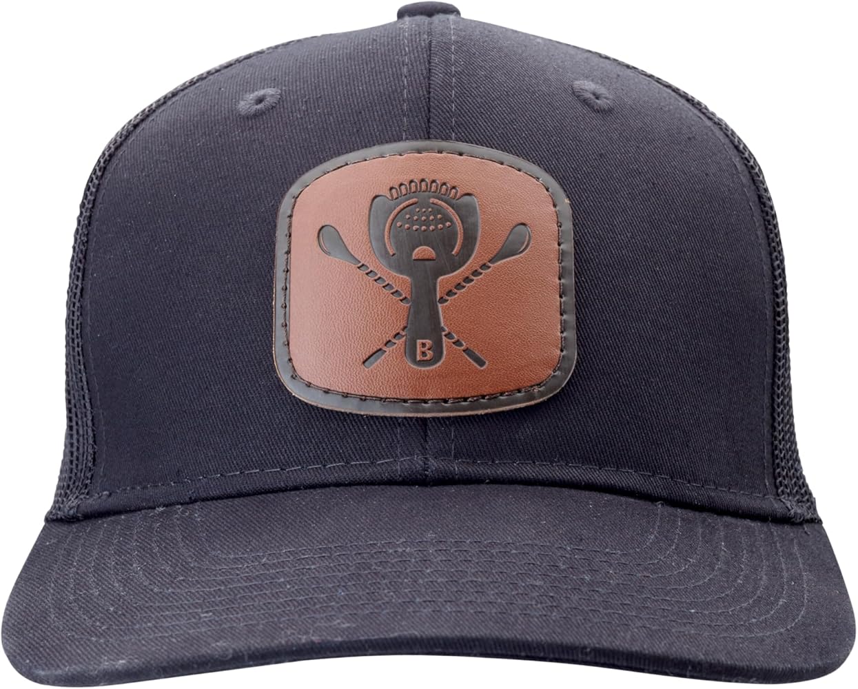 Barfly Trucker Hat, Black w Logo Patch