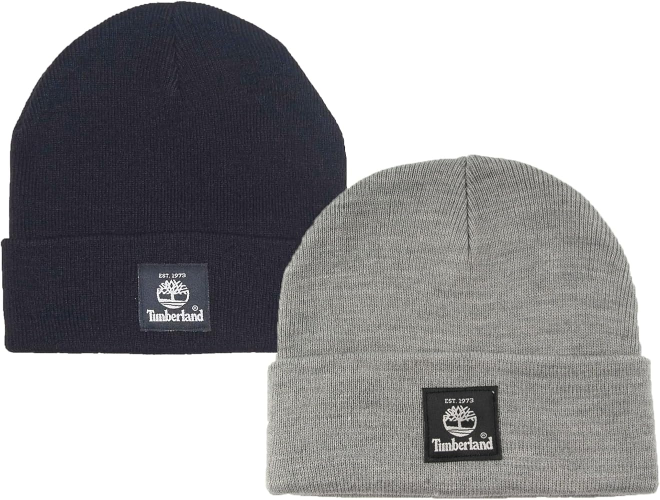 Timberland Men`s Cuffed Beanie 2 Pack (B(T101600C-AG0)/G, One Size)