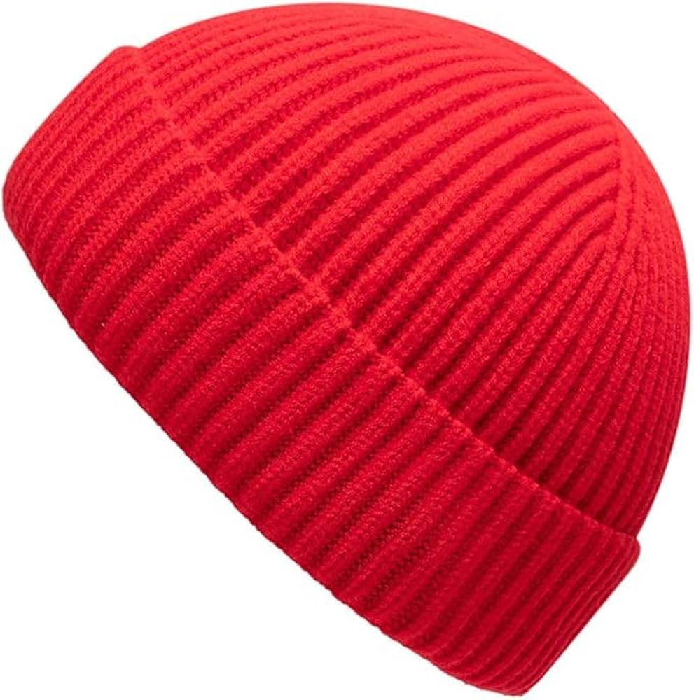 Trawler Beanie Winter Fisherman Beanie for Men Knit Cuff Unisex Skullcap