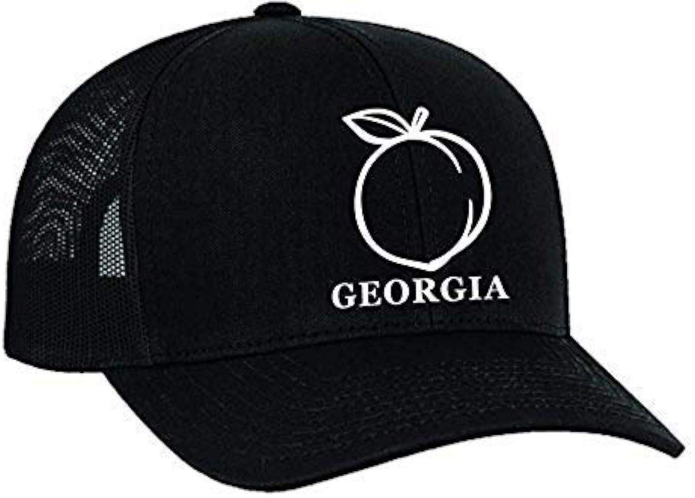 Heritage Pride Georgia Peach Embroidered Trucker Hat