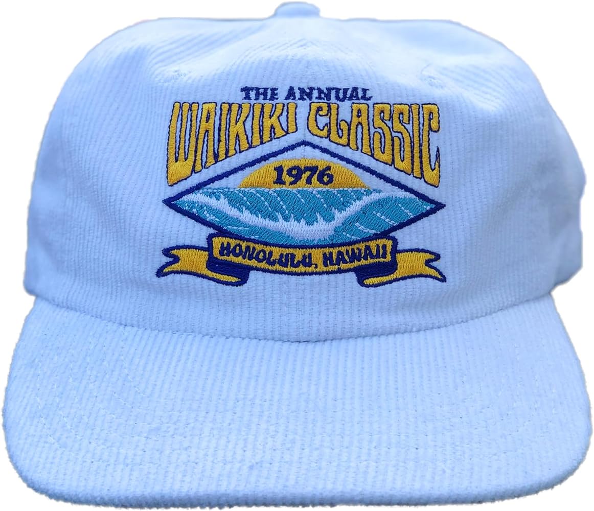 Waikiki Classic Corduroy Hat White