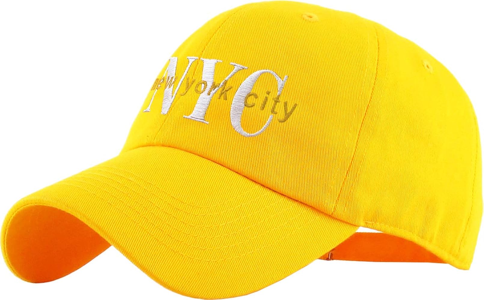 NYC New York City Cotton Cap Adjustable Hat Polo Style Low Profile Dad Hat