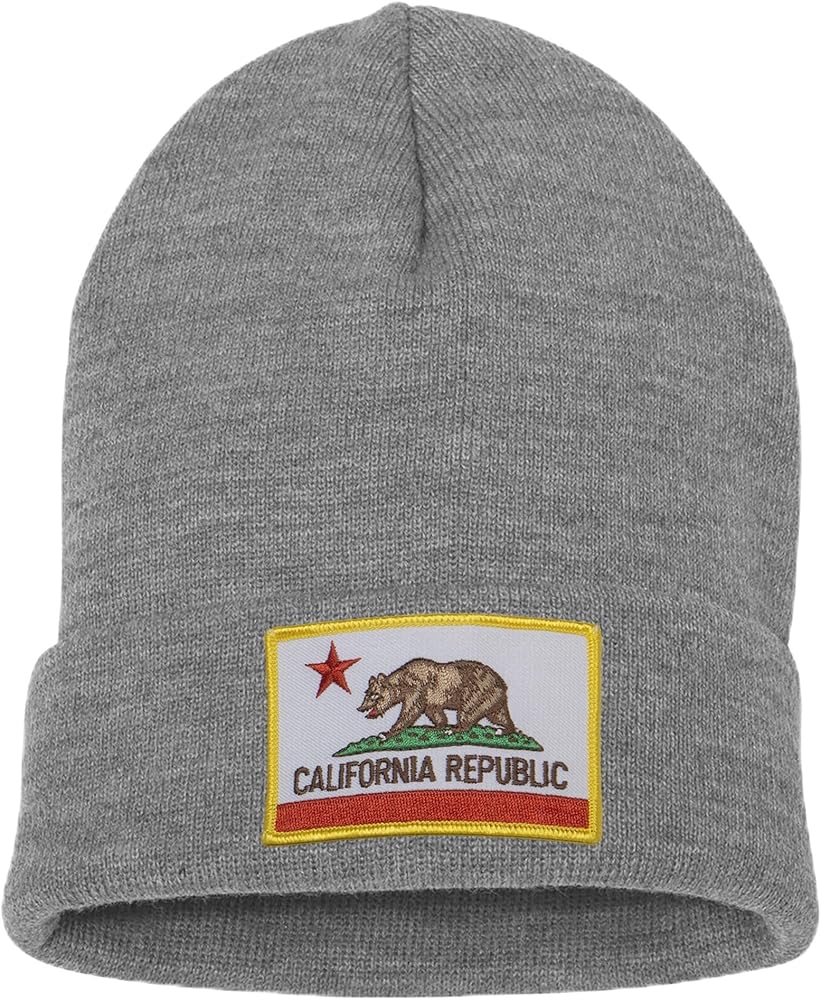 TOP HEADWEAR California Cali Beanie - Men's Womens Long Winter Cuff Beanie Cap